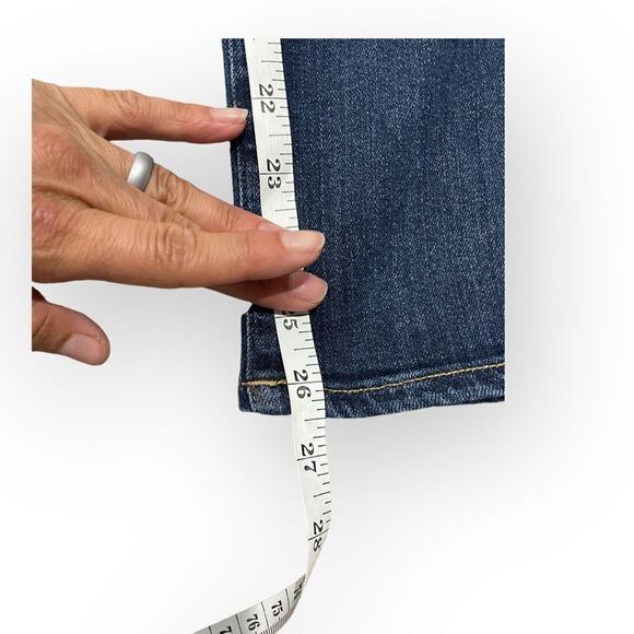 Agolde Sophie High Rise Skinny Crop Dark Wash Jeans Size 27 Style A018 1044 - Picture 9 of 9